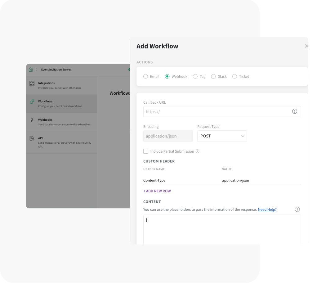 Automate workflows