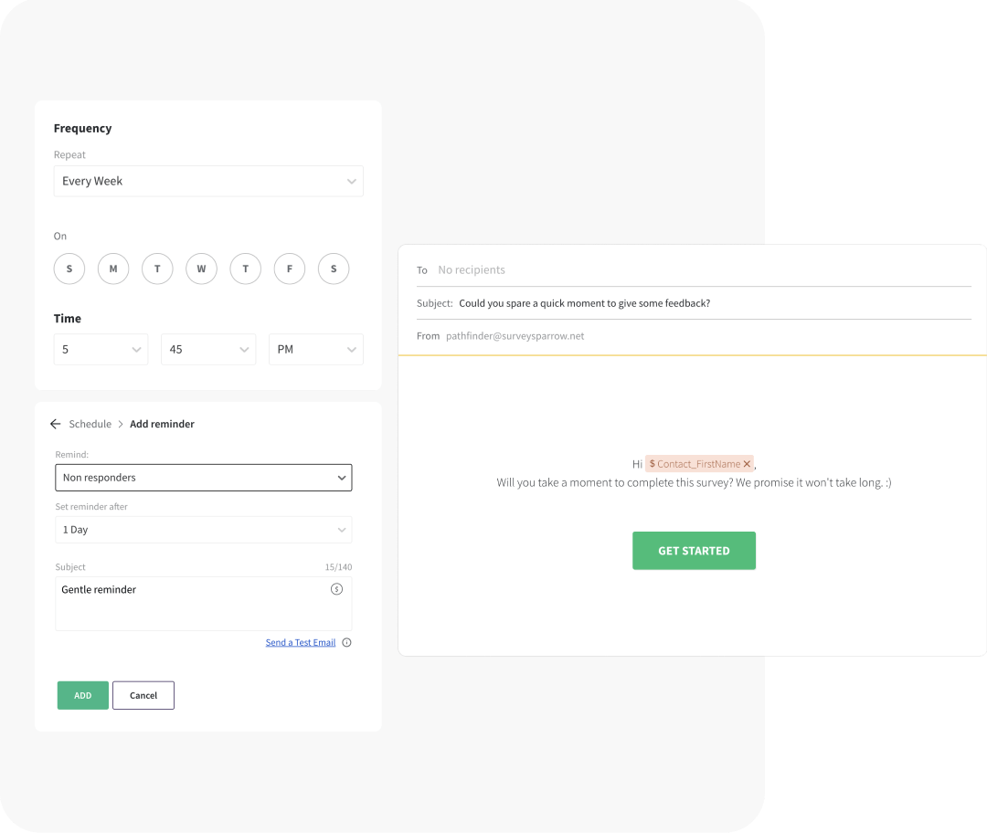 Scheduled reports