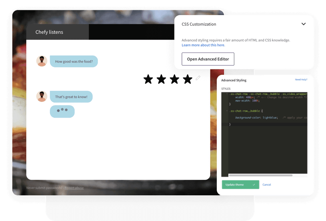 Style with precision via CSS Style with precision via CSS